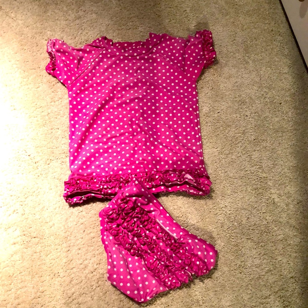 Size 7 ruffle butts bathing suit